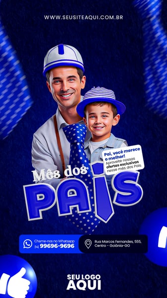 POST STORY - FELIZ DIA DOS PAIS - MÊS DOS PAIS