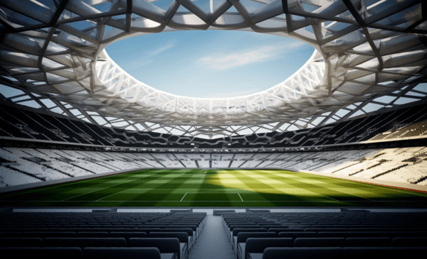 IMAGEM DE ESTADIO COM LUZES PARA COMPOSIÇÃO