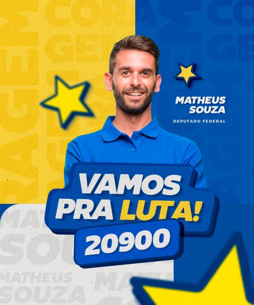 ELEIÇÕES CAMPANHA E MARKETING POLÍTICA 2024 VAMOS PRA LUTA! PSD EDITÁVEL