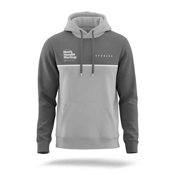 MOLETOM MASCULINO VISTO DE FRENTE PSD EDITÁVEL MOCKUP