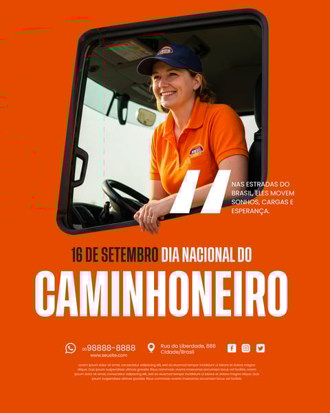 16 DE SETEMBRO DIA NACIONAL DO CAMINHONEIRO