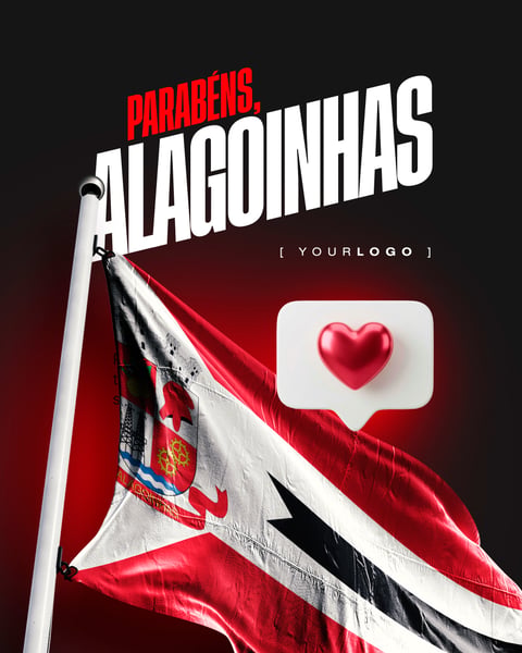 PARABÉNS ALAGOINHAS CIDADE SOCIAL MEDIA PSD EDITÁVEL