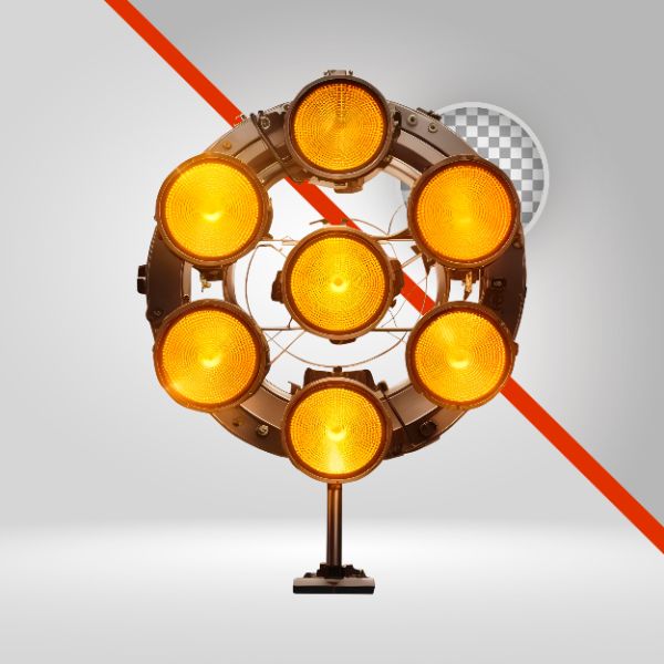 REFLETOR 3D-IA, ELEMENTO PNG, LUZ DE PALCO, LUZES PARA FLYERS DE EVENTO, LÂMPADAS, LANTERNA LED PNG