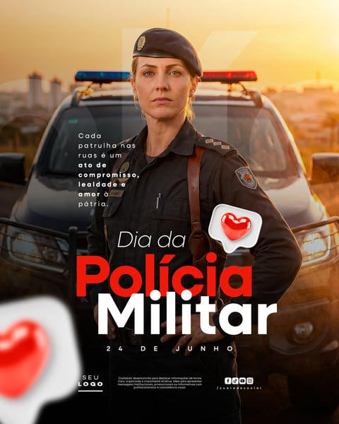 DIA DA POLÍCIA MILITAR 24 DE JUNHO SOCIAL MEDIA PSD EDITÁVEL 4