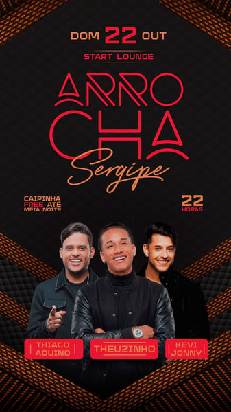 FLYER EVENTO ARROCHA SERGIPE STORY PSD EDITÁVEL