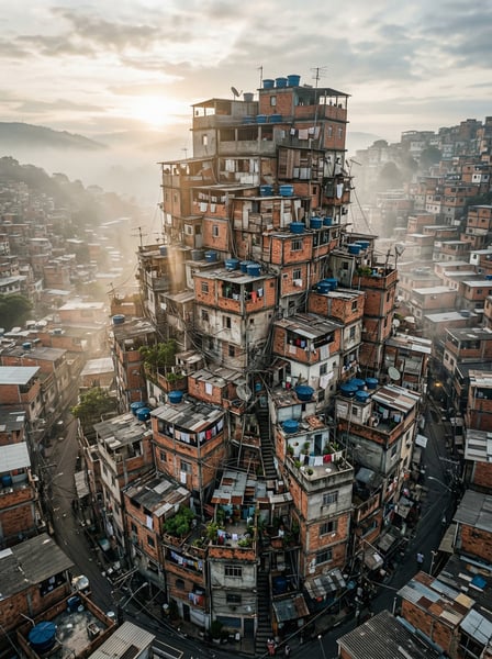 ACRÓPOLE DE TIJOLOS UMA PERSPECTIVA VERTICAL DA FAVELA NO RIO DE JANEIRO 2