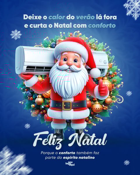 FLYER DE NATAL - INSTALADORES DE AR-CONDICIONADO