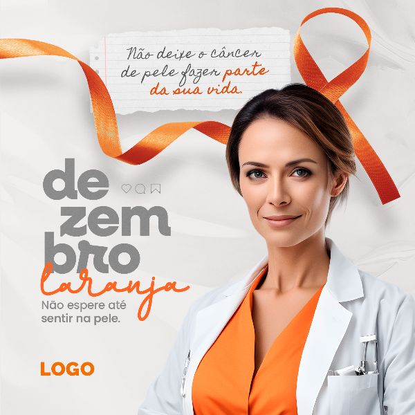 DEZEMBRO LARANJA 15 - MÊS DE CONSCIENTIZAÇÃO SOBRE O CÂNCER DE PELE