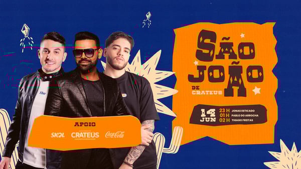 FLYER SÃO JOÃO DE CRATEUS CAPA YOUTUBE PSD EDITÁVEL