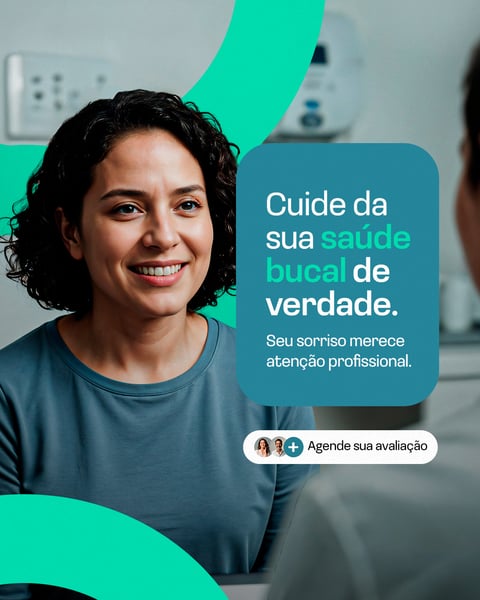 SAÚDE BUCAL ODONTOLOGIA SOCIAL MEDIA PSD EDITÁVEL
