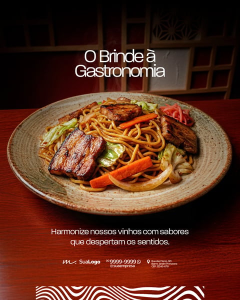 ADEGA DE VINHOS GOURMET SELEÇÃO ESPECIAL SOCIAL MEDIA PSD EDITÁVEL 2