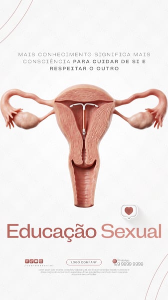 CAMPANHA DE CONSCIENTIZAÇÃO EDUCAÇÃO SEXUAL SOCIAL MEDIA PSD EDITÁVEL 1 STORY