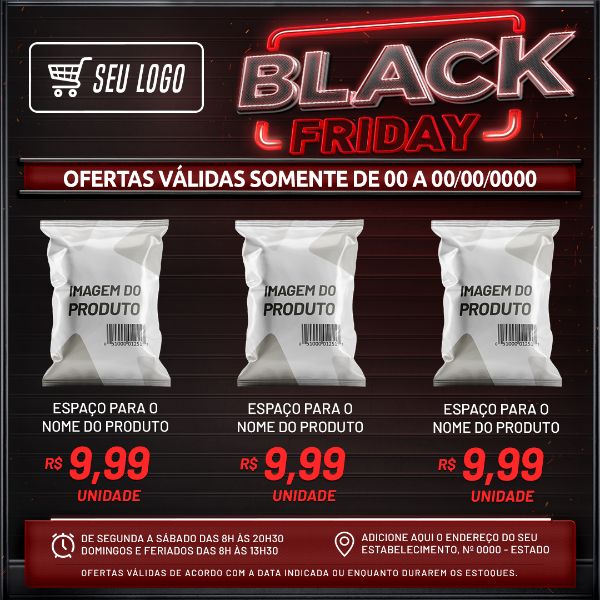 FOLHETO BLACK FRIDAY - 3 PRODUTOS