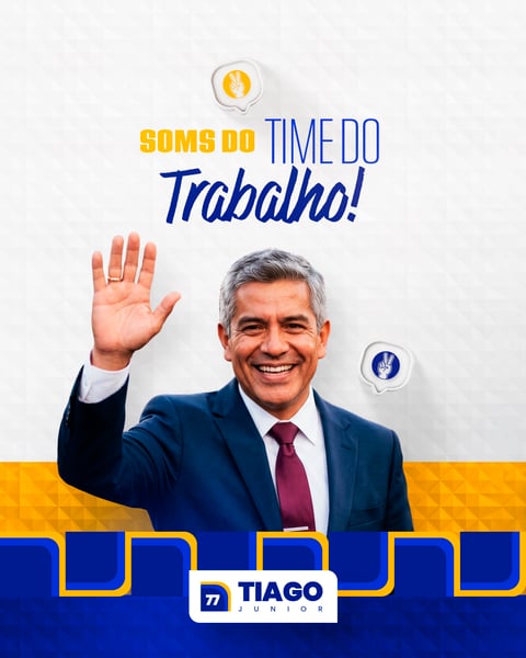 CAMPANHA ELEITORAL POLÍTICA ELEIÇÃO DEPUTADO PREFEITO VEREADOR FLYER PSD EDITÁVEL 2