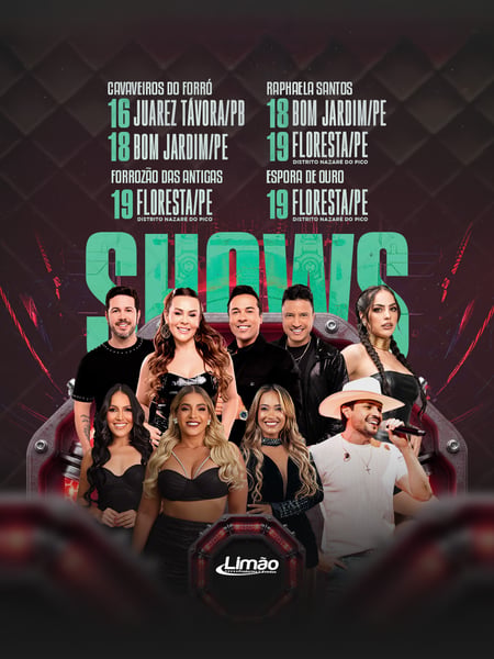 AGENDA SHOWS - ARTISTAS