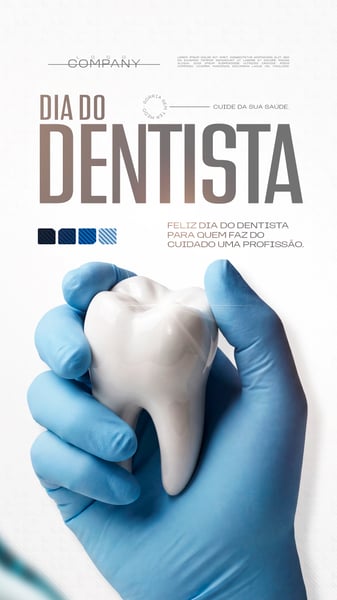 DIA DO DENTISTA SAÚDE BUCAL SOCIAL MEDIA FLYER PSD EDITÁVEL STORY