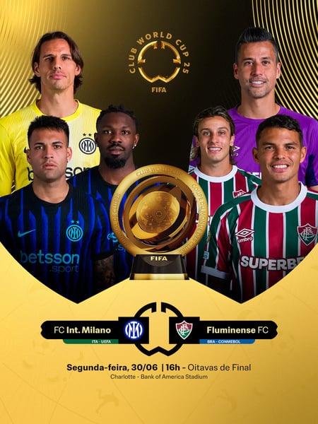 OITAVAS - FC INTERNAZIONALE MILANO X FLUMINENSE - FIFA CWC 2025 FINAL FEED