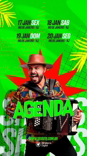 FLYER EVENTO SHOW AGENDA PSD STORY 66