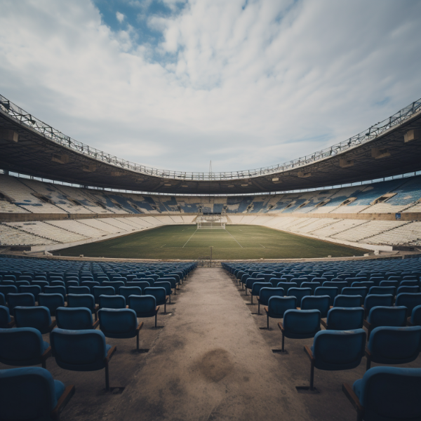 IMAGEM DE ESTADIO COM LUZES PARA COMPOSIÇÃO