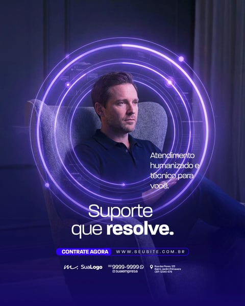 PROVEDOR DE INTERNET BANDA LARGA FIBRA ÓPTICA SOCIAL MEDIA PSD EDITÁVEL 8