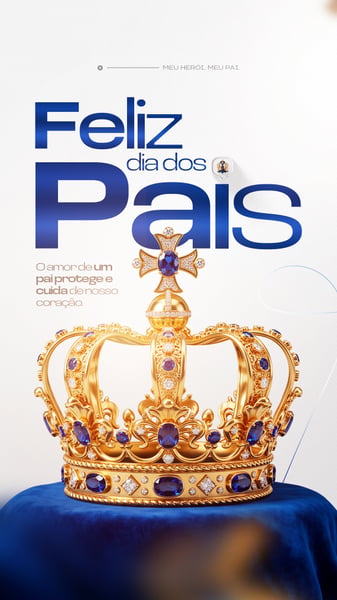 FELIZ DIA DOS PAIS MÊS DE AGOSTO PAI FLYER SOCIAL MEDIA PSD EDITÁVEL 6 STORY