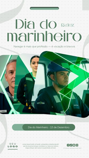 DIA DO MARINHEIRO 13 DE DEZEMBRO STORY SOCIAL MEDIA PSD EDITÁVEL 3