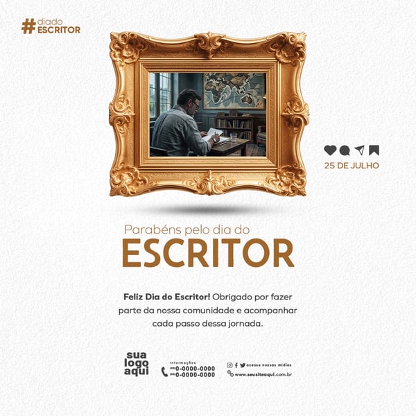25 DE JULHO DIA DO ESCRITOR FEED 4