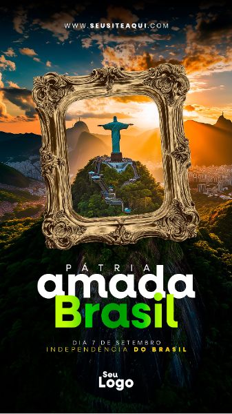 STORY - DIA DA INDEPENDÊNCIA DO BRASIL | SOCIAL MEDIA | PSD EDITÁVEL