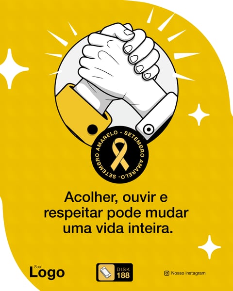 SETEMBRO AMARELO SUA VIDA TEM VALOR SUA HISTÓRIA MERECE CONTINUAR