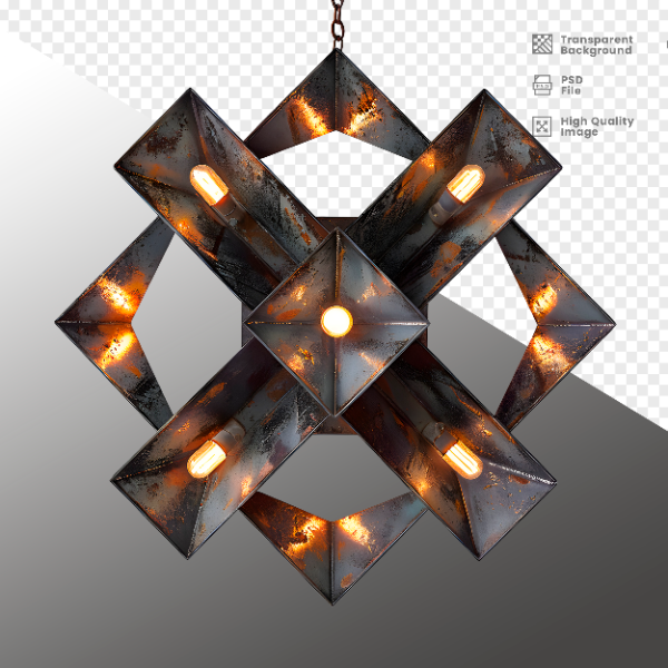 ELEMENTE DE FERRO COM LUZ - ELEMENTO 3D PARA COMPOSIÇÃO - IRON