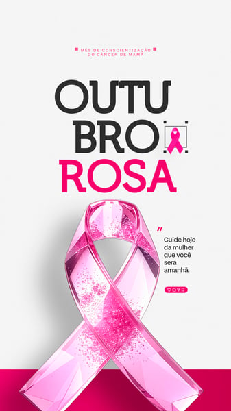 OUTUBRO ROSA CAMPANHA SOCIAL MEDIA PSD STORY 3
