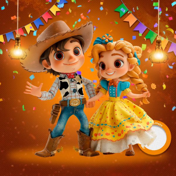 MASCOTES DE FESTA JUNINA MODELO 219