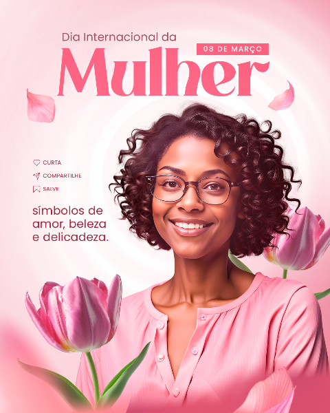SOCIAL MEDIA DIA INTERNACIONAL DA MULHER