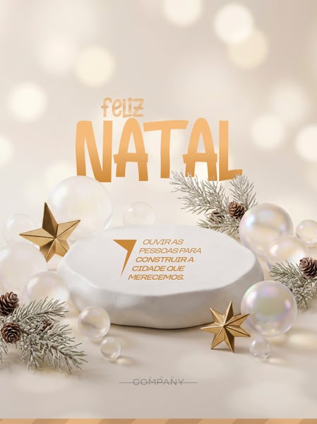 FELIZ NATAL PÓDIO BANNER SOCIAL MEDIA FLYER PSD EDITÁVEL