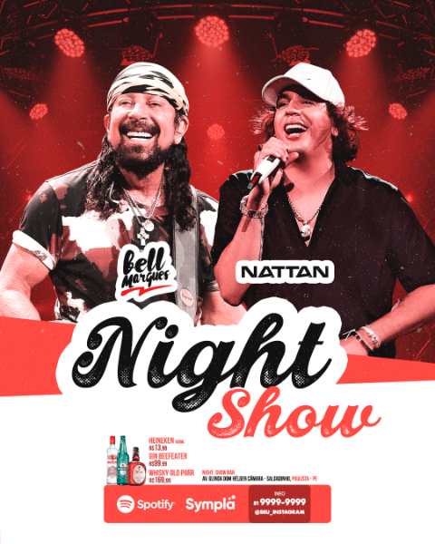 8IJ - NIGHT SHOW - NATTAN E BELL MARQUES - FEED