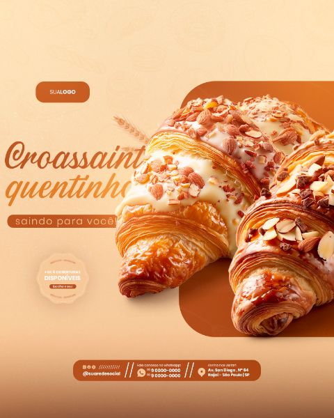 CROASSAINT QUENTINHO PANIFICADORA SOCIAL MEDIA FEED VERTICAL
