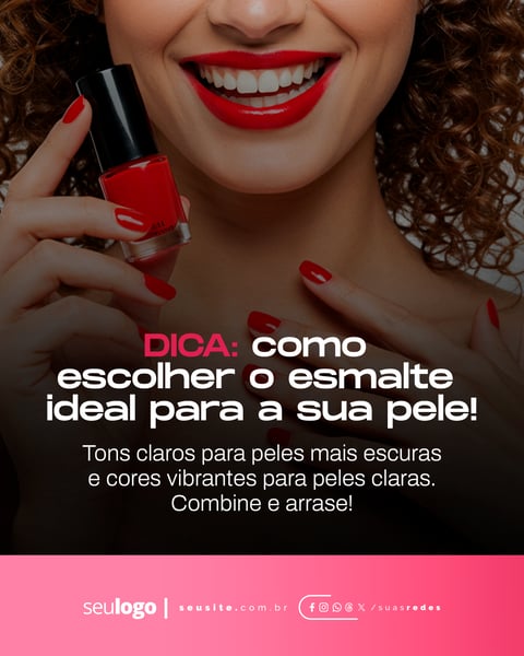 MANICURE - COMO ESCOLHER A COR DO ESMALTE