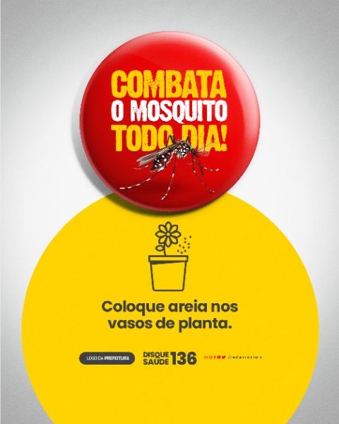 SOCIAL MEDIA - COMBATA O MOSQUITO TODO DIA - PLANTAS