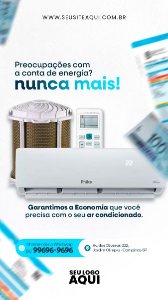STORY - MANUTENÇÃO DE AR CONDICIONADO | SOCIAL MEDIA | PSD EDITÁVEL