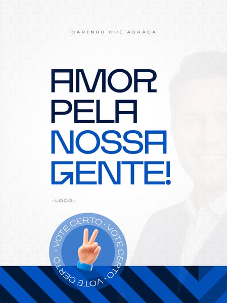 Carinho Que Abraça Amor Pela Nossa Gente Vote Certo Vote Certo Vote Certo Social Media PSD