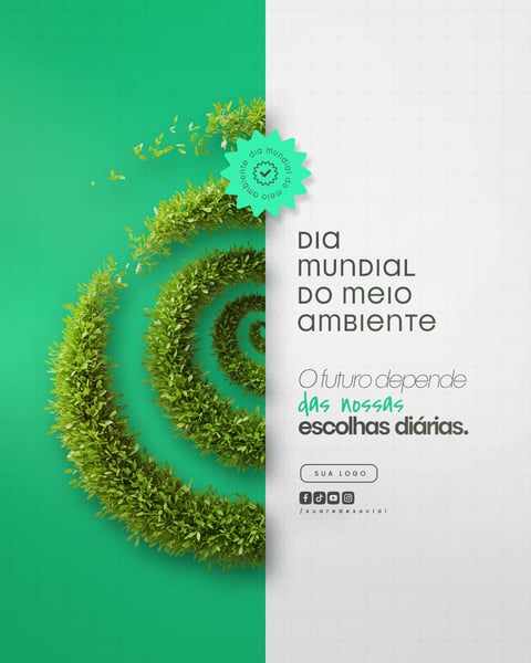 05 DE JUNHO - DIA MUNDIAL DO MEIO AMBIENTE SOCIAL MEDIA PSD EDITÁVEL 93