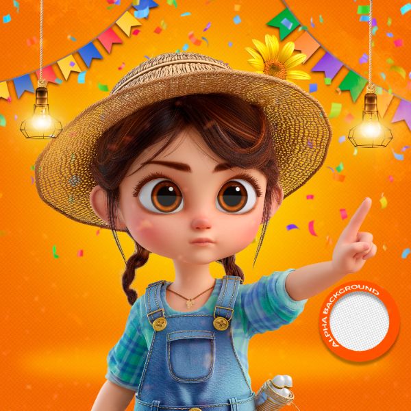 MASCOTES DE FESTA JUNINA MODELO 65