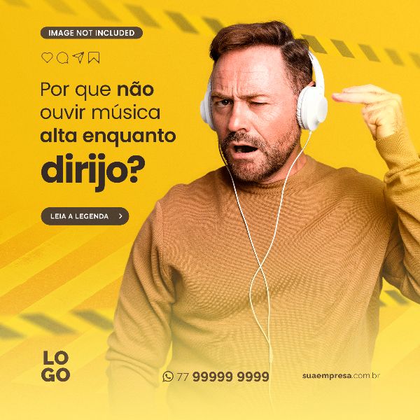 MÚSICA ALTA ENQUANTO DIRIJO - AUTOESCOLA