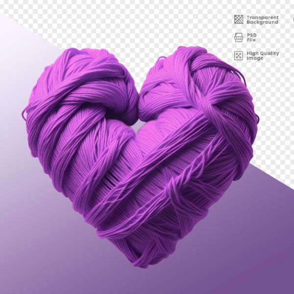 CORAÇÃO DE LÃ - ELEMENTO PARA COMPOSIÇÃO