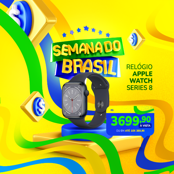 SEMANA DO BRASIL SELO 3D INDEPENDÊNCIA DO BRASIL 07 DE SETEMBRO COM OFERTAS PSD EDITÁVEL