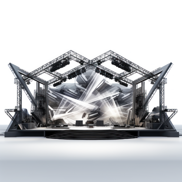 BACKGROUND ESTRUTURA DE PALCO SHOW EVENTO PARA COMPOSIÇÃO SOCIAL MEDIA