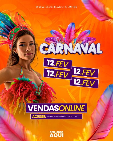 FEED - CARNAVAL | CARNIVAL | FESTA | PSD EDITÁVEL