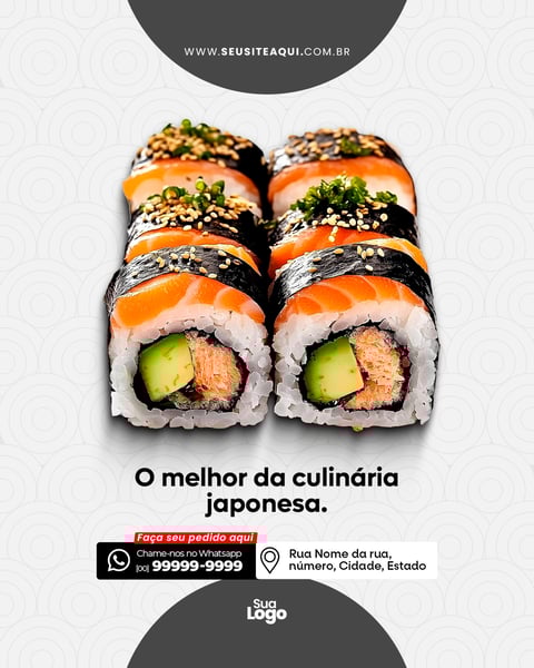 Feed Vertical - Comida japonesa - Sushi