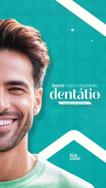 CAMPANHA CLÍNICA ODONTOLÓGICA CONSULTÓRIO DENTISTA MÍDIA SOCIAL PSD EDITÁVEL