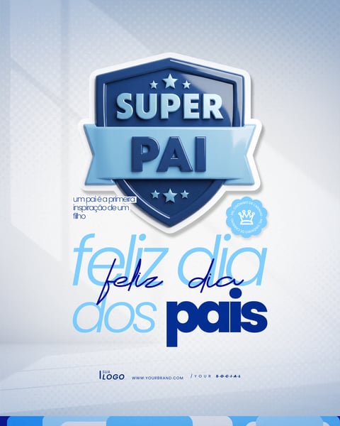 FELIZ DIA DOS PAIS AGOSTO SOCIAL MEDIA PSD EDITÁVEL 13